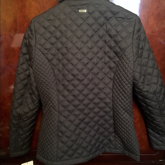 *sold* Calvin Klein Black Quilt Jacket S - Picture 5 of 6